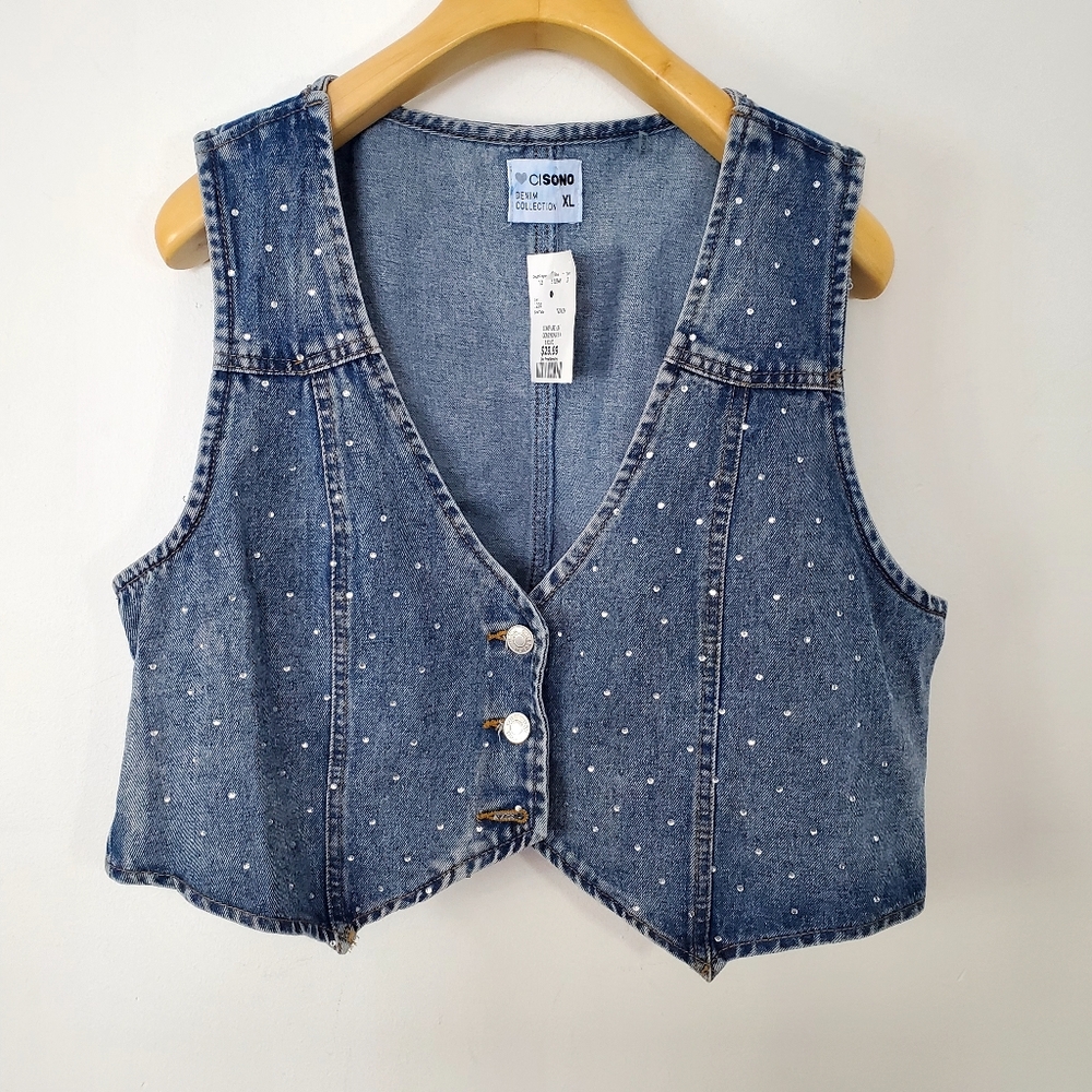 NWT-Ci Sono Light Blue Denim Jacket